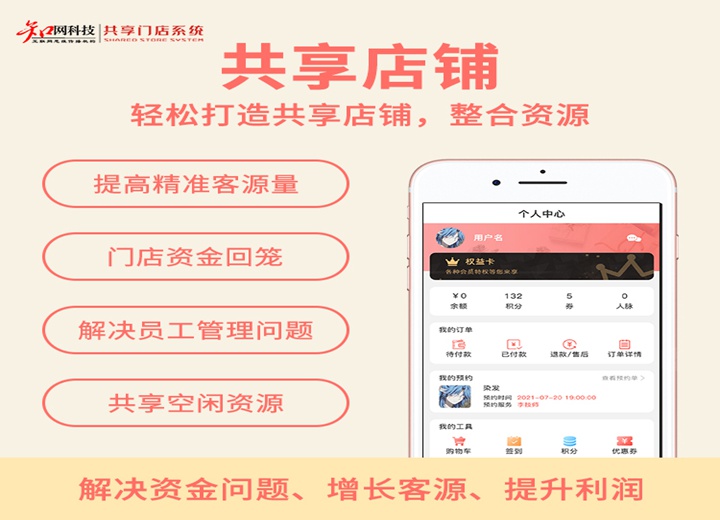 共享股東系統(tǒng)+共享門店系統(tǒng)